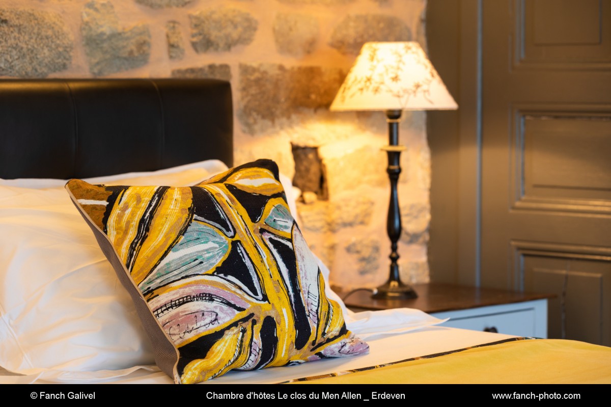 CHAMBRE HERMINE. Chambre d'hôtes  Le clos du Mèn-Allèn - Morbihan