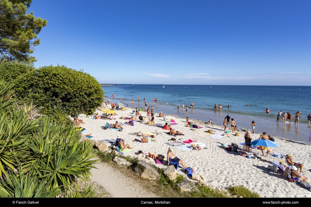 Plage de Ty Bihan à Carnac