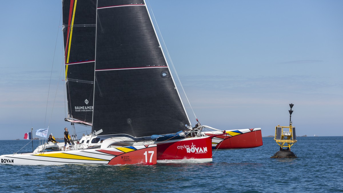 Le multicoque "Royan"_Trophée Multi 50 "Prince de Bretagne" 2015.