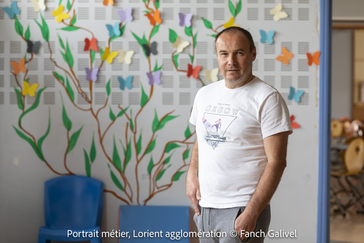 Erwan Lenezet, accueil Périscolaire de Queven