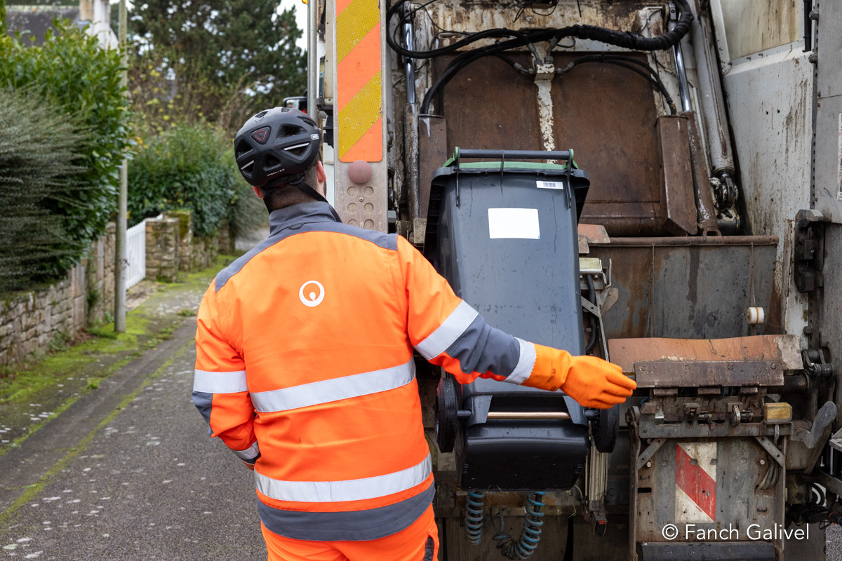 Tournée de ramassage des bio-déchets sur la commune de la Trinité sur Mer _ AQTA