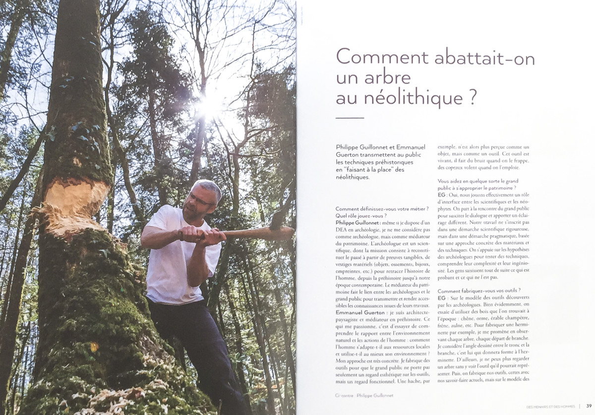 Des Menhirs et des hommes_Editions Blanc et Noir _ photos: Fanch Galivel