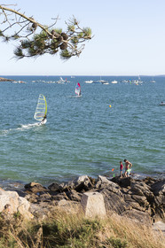 Funboard à la plage de Saint Colomban à Carnac