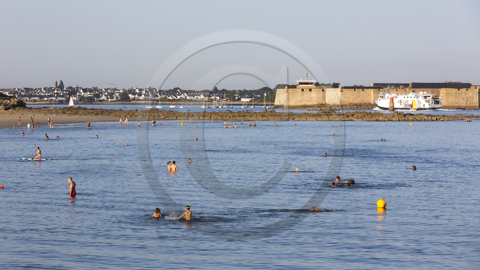 Plage des Toulhars à Larmor-Plage