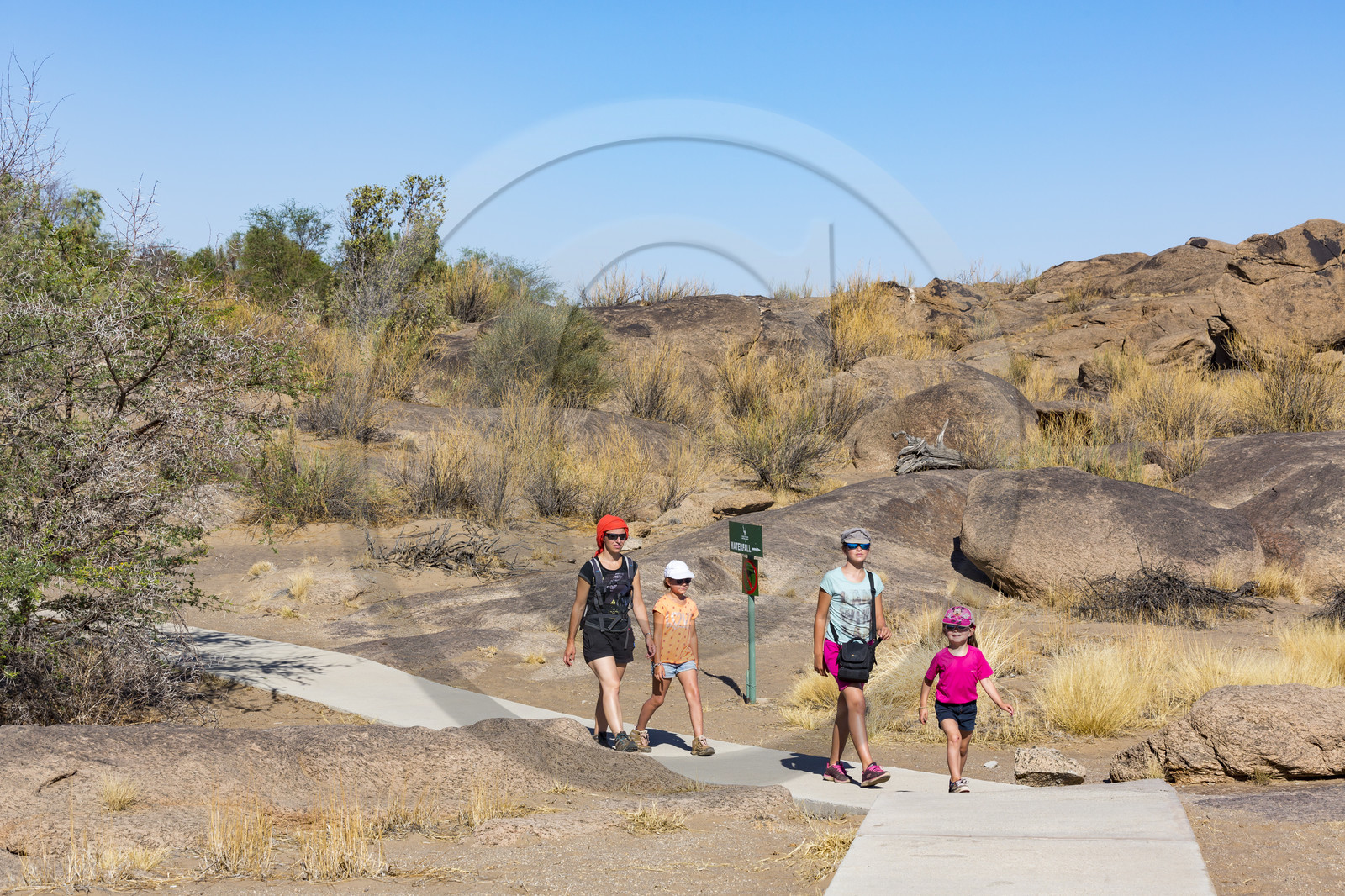 Le parc national des Chutes d'Augrabies. Cap du Nord, Afrique du Dud