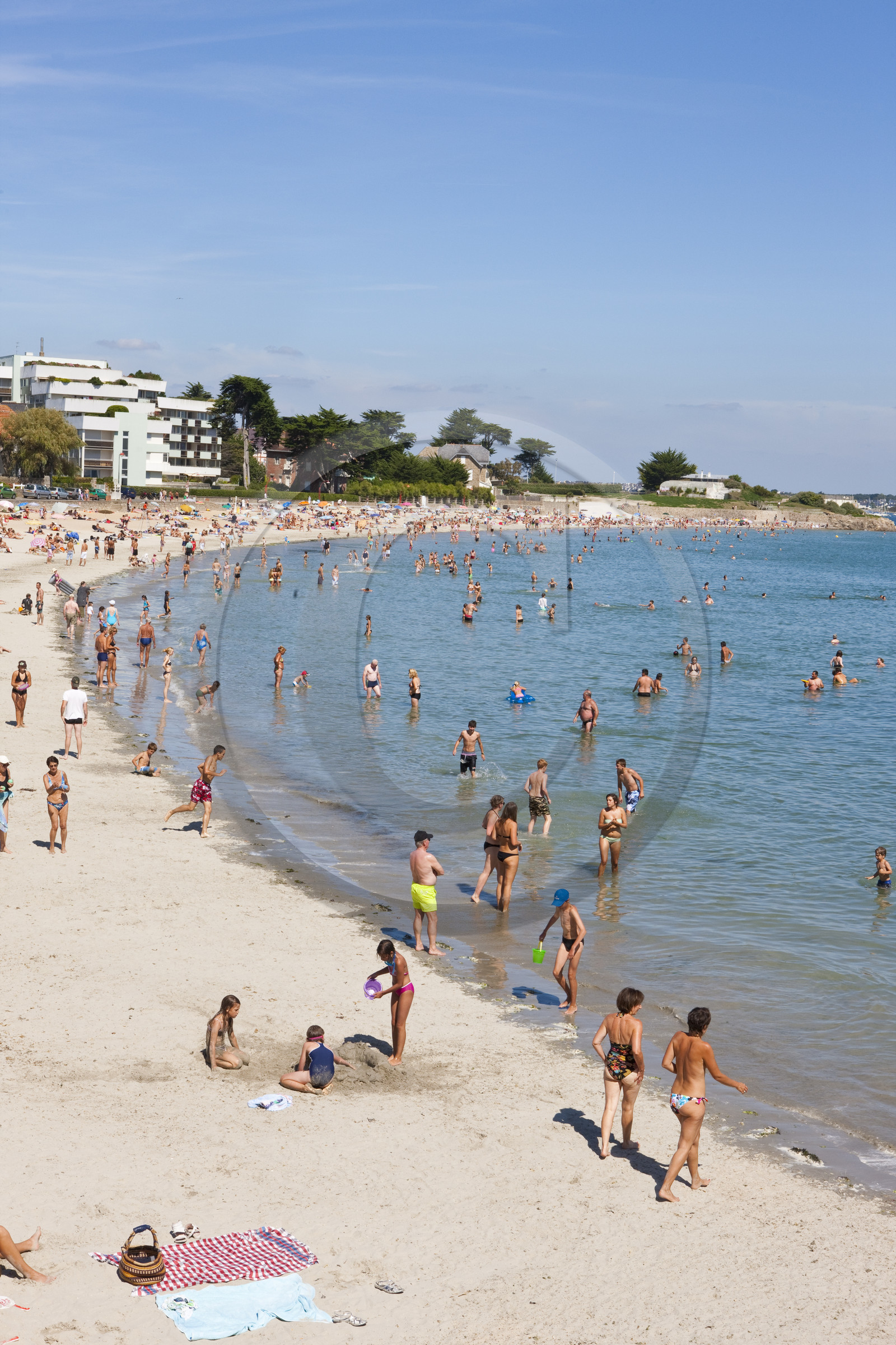 Plage de Toulhars à Larmor-plage
