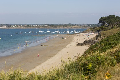 La plage du Rougeret à Saint-Jacut de la Mer ( 22 ).