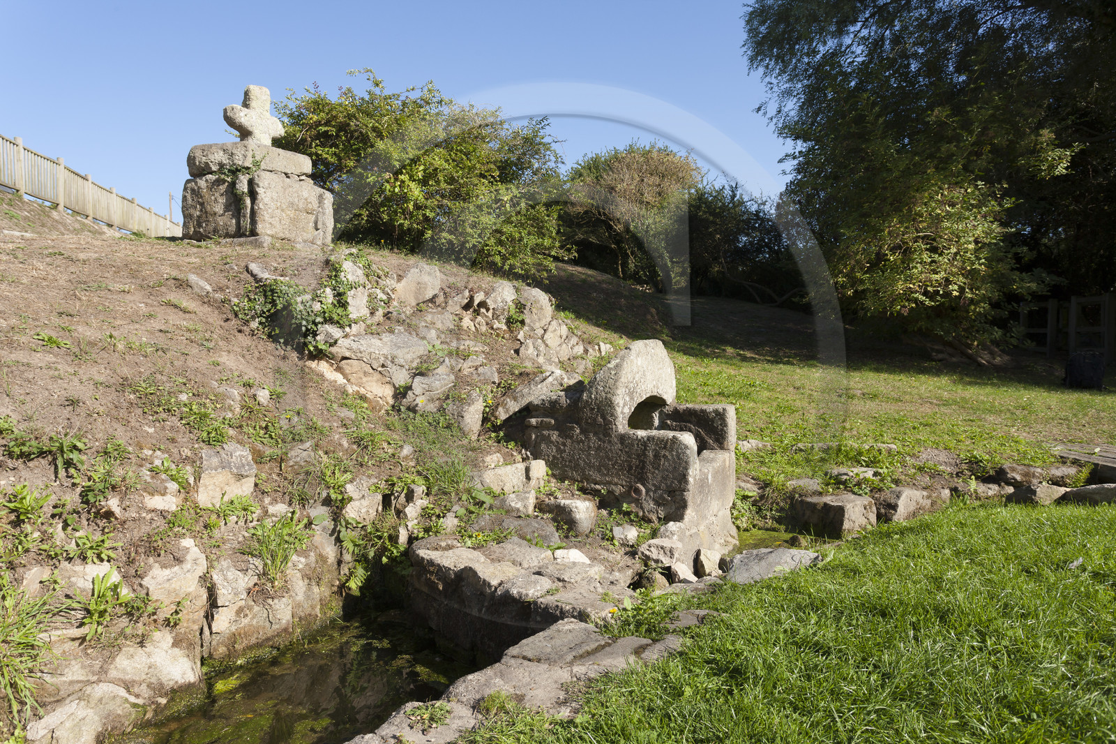 Fontaine de Kerdeff à Larmor-plage