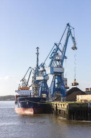 the commercial port of Lorient.