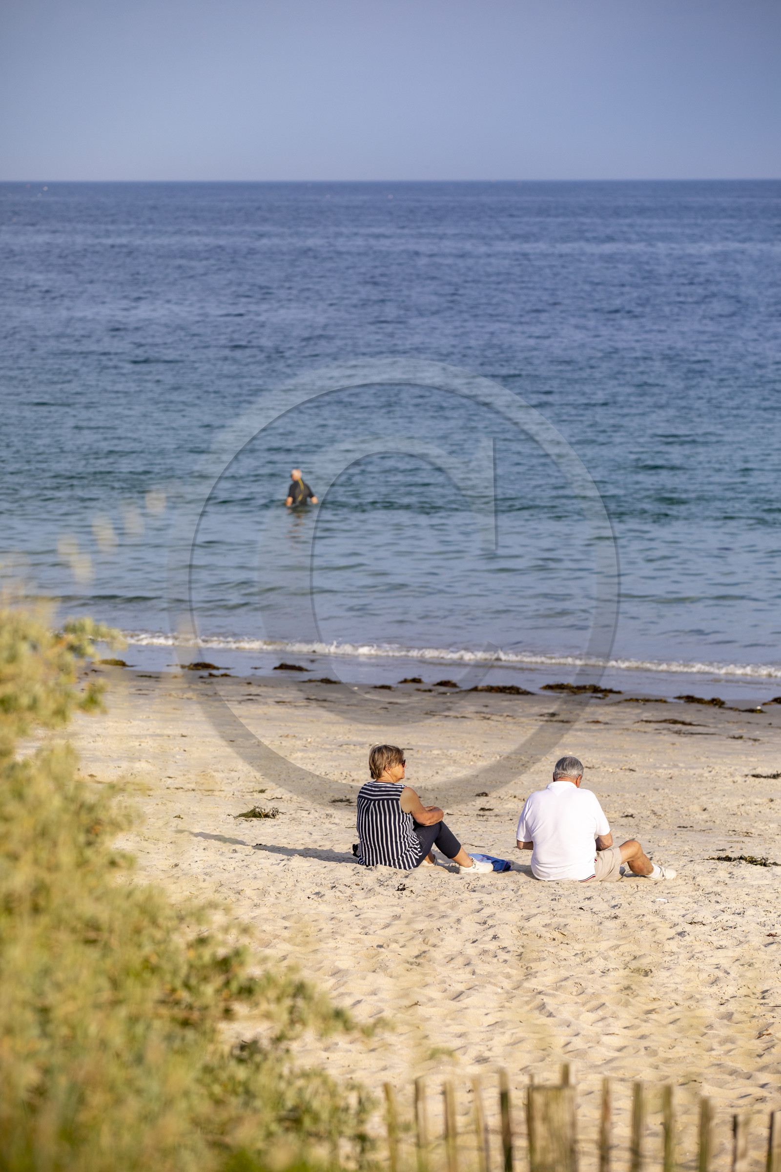 La plage de Légenèse à Carnac
