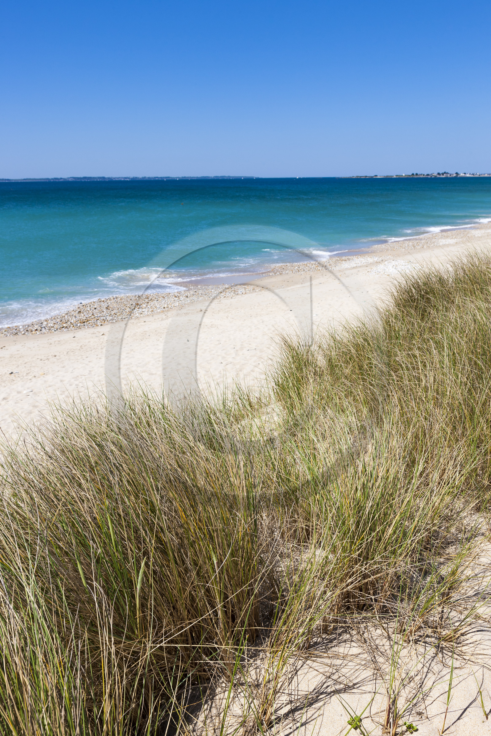 La plage de Lines à Gâvres