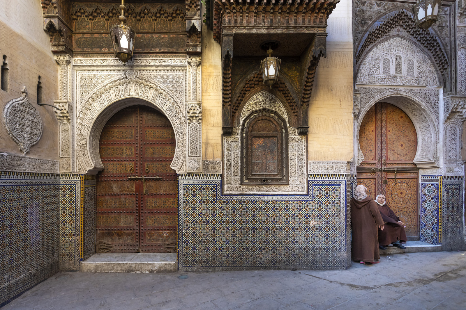 Mosquée de Zaouia Sidi Ahmed Tijani à Fès au Maroc