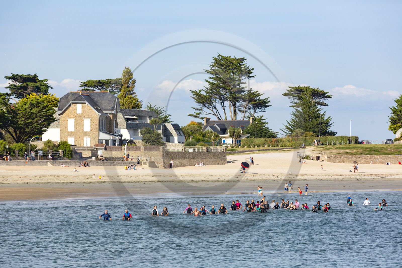 Plage des Toulhars à Larmor-Plage