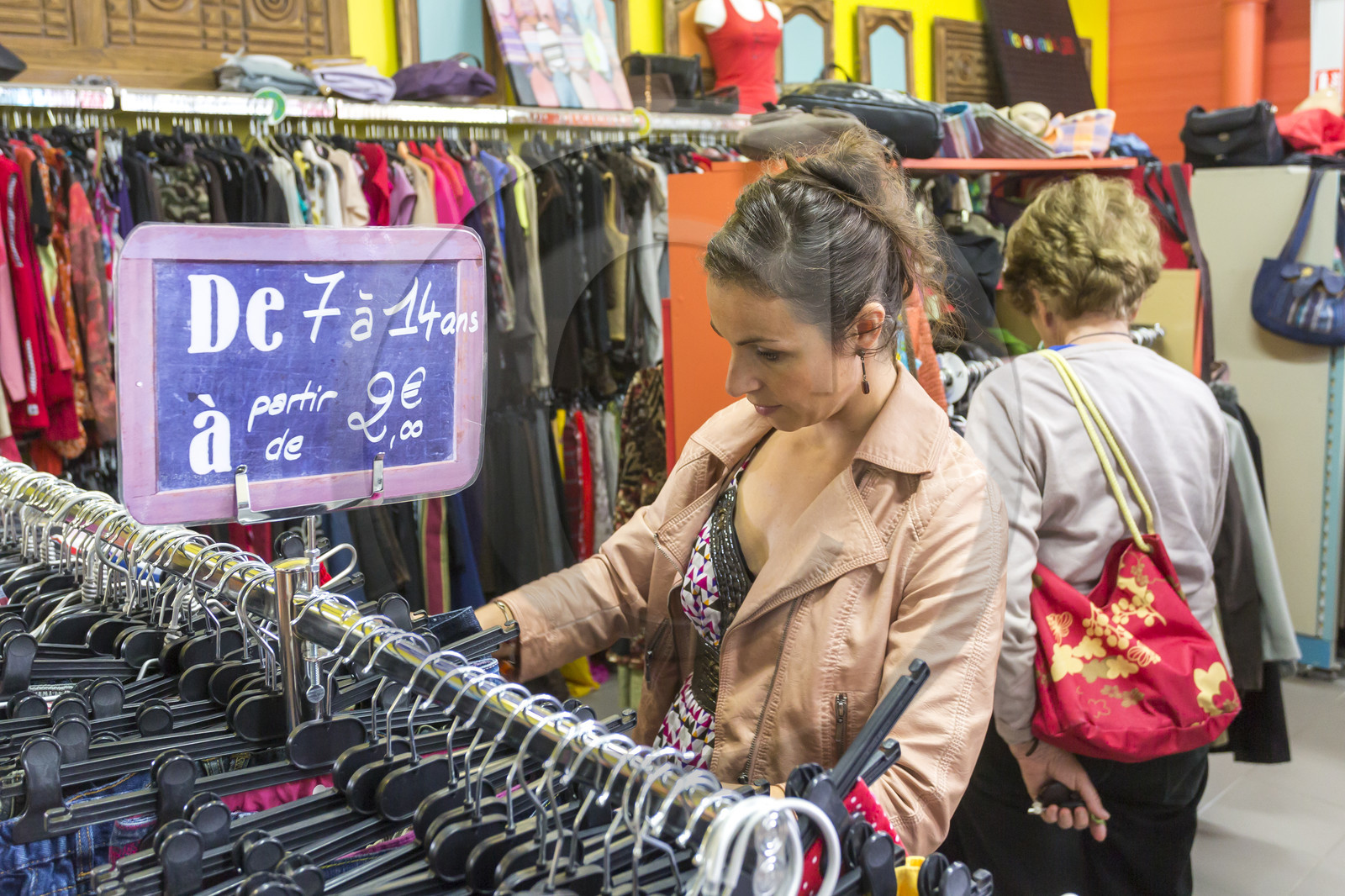 Boutique du comptoir du réemploi à Caudan