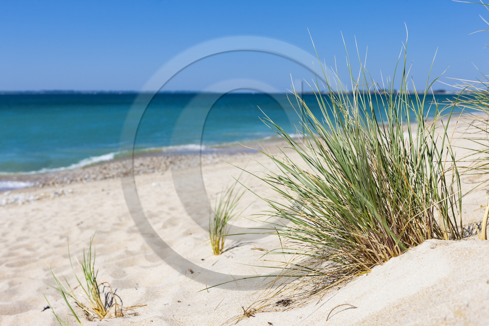 The beach of Lines in Gâvres