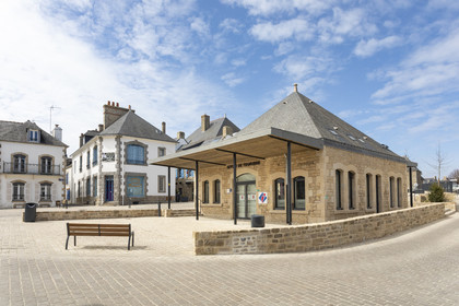 Le bourg de Carnac, Morbihan