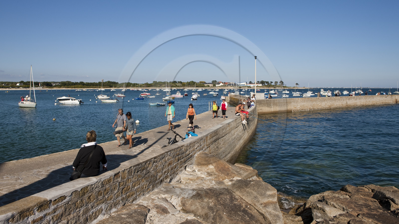 Ploemeur, Port of Lomener _Morbihan France