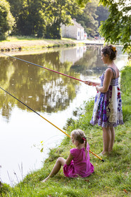 Pêche loisir en famille dans le Blavet