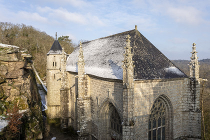 La chapelle Sainte-Barbe au Faouët (56).