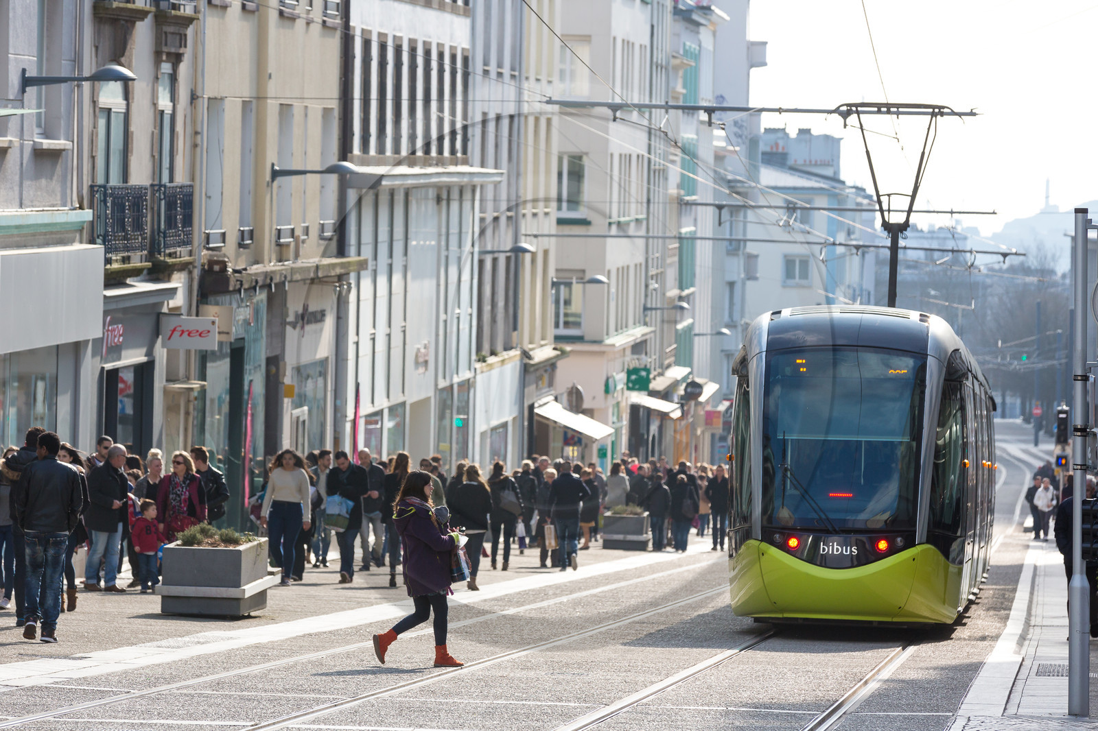 Rue Jean Jaures à Brest