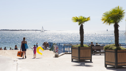 Beach of Port-Maria in Larmor-Plage