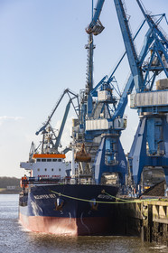 the commercial port of Lorient.