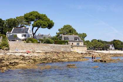 Petite crique proche de la plage de Beaumer à Carnac