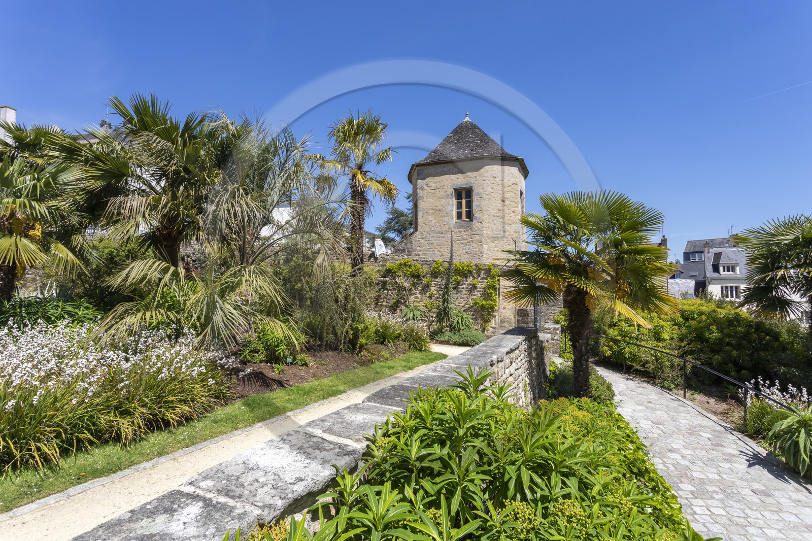 Jardin de la retraite à Quimper
