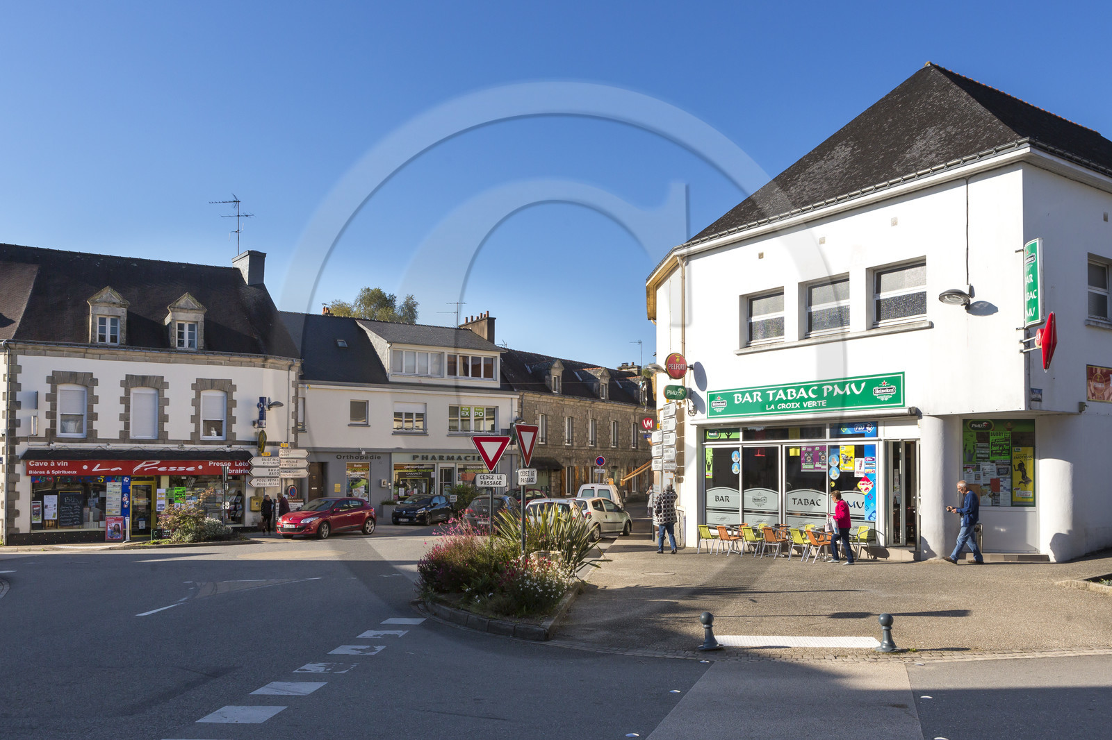 Le bourg de Bubry