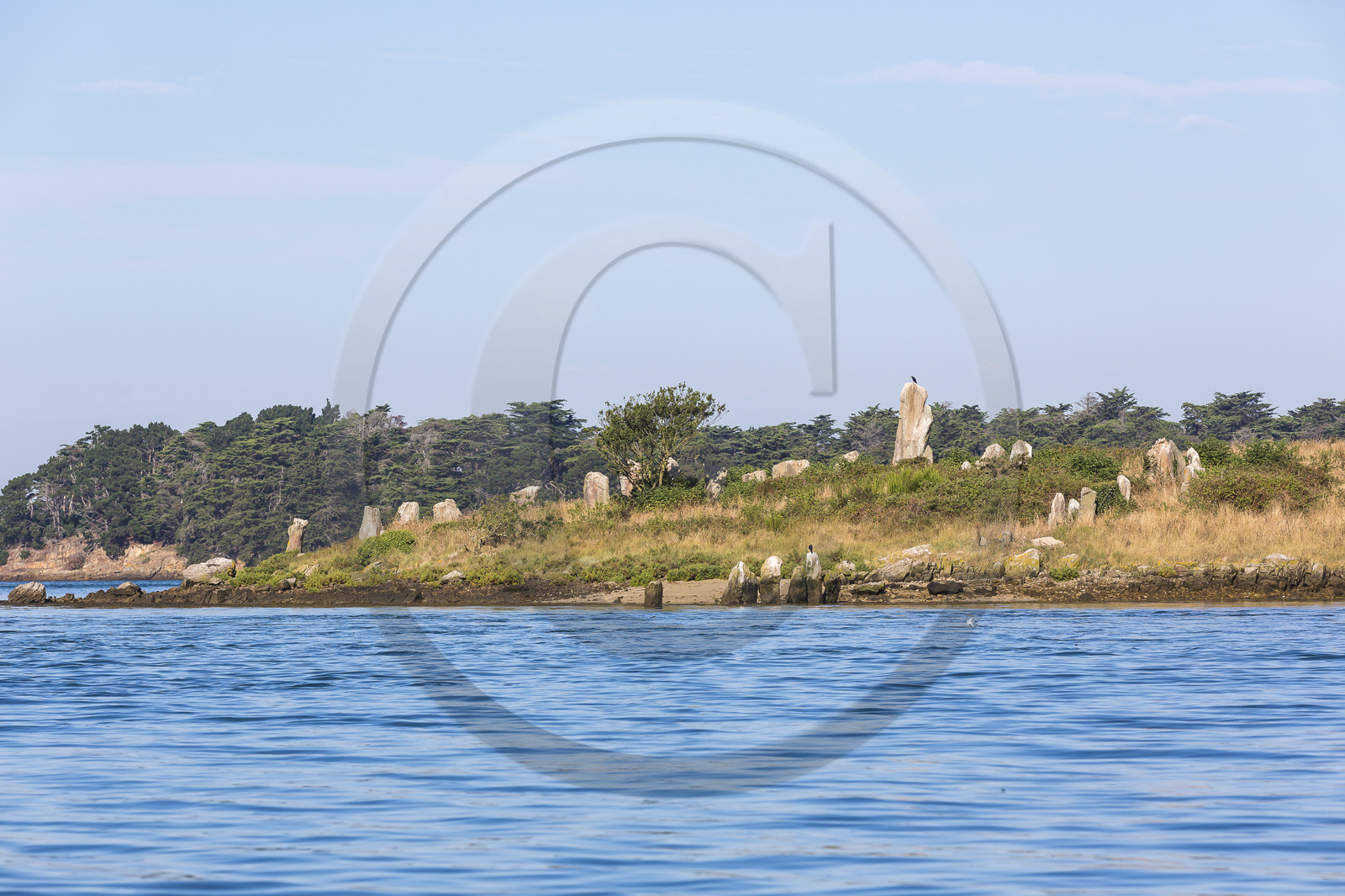 Er lannic in the Gulf of Morbihan in Arzon