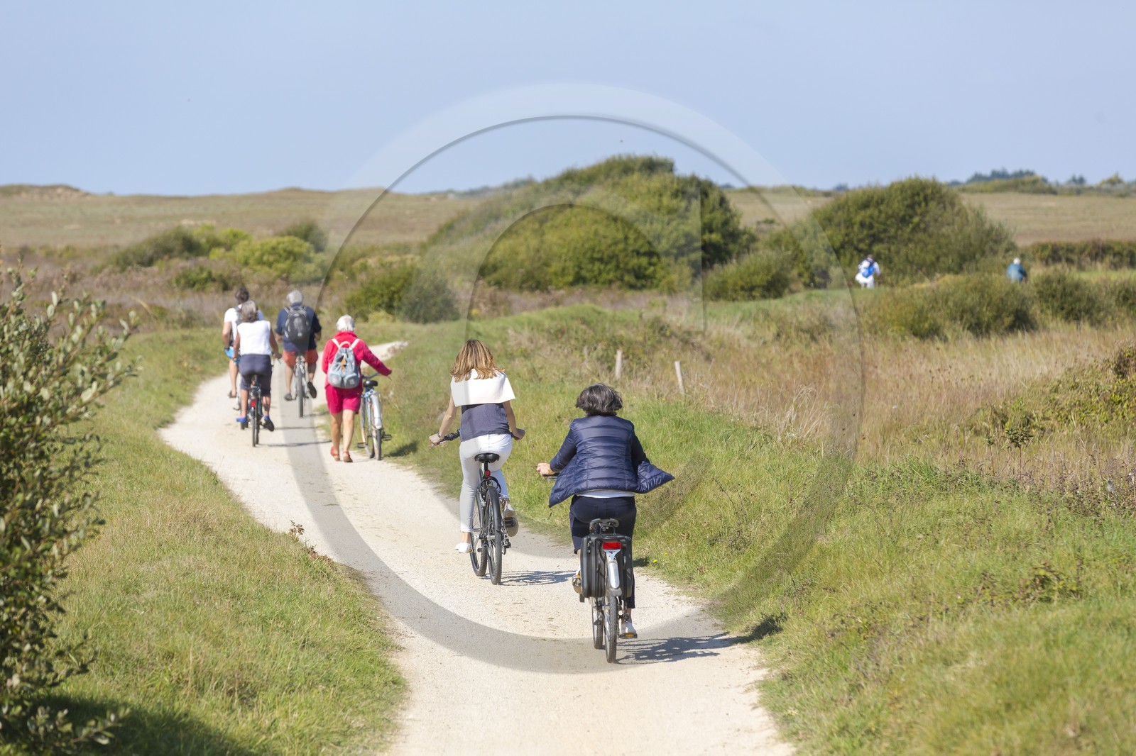 The greenway in Plouharnel.
