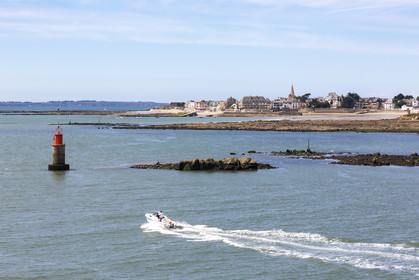 Rade of Lorient. View from Port Louis