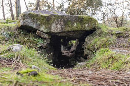 The Mané-Ven-Guen or Toulvern dolmen located in Baden