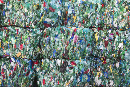 Waste sorting center in Caudan