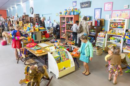 thrift shop at Caudan, comptoir du réemploi