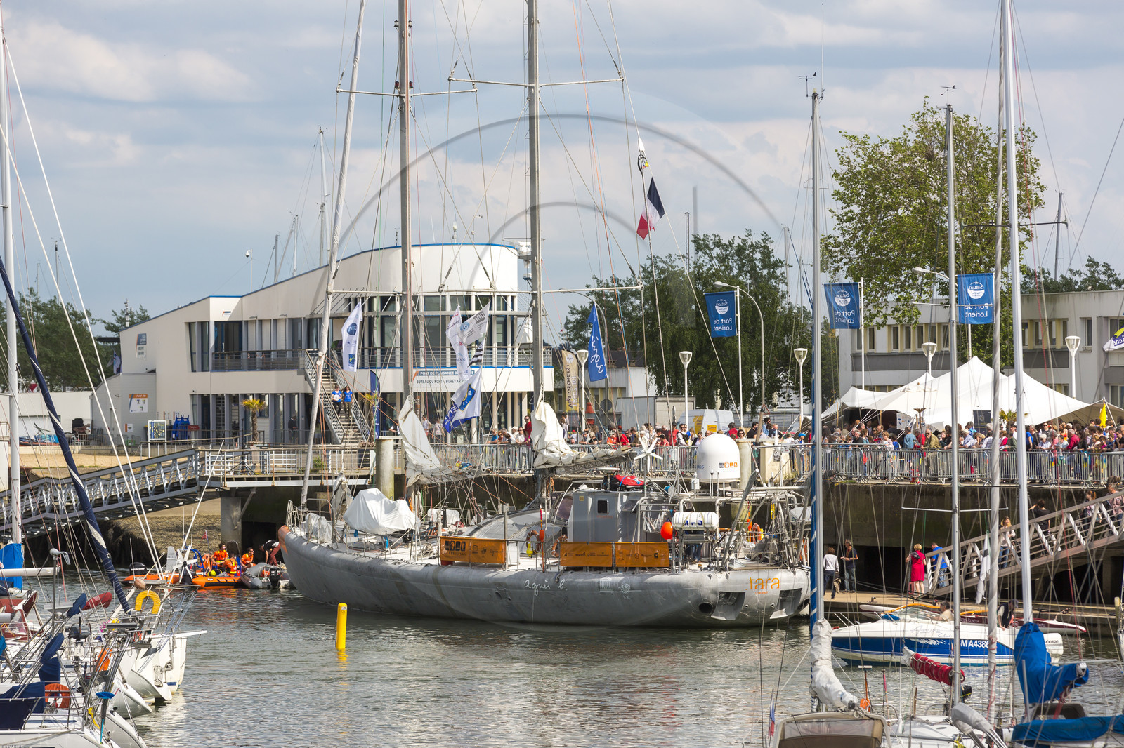 Départ du Tara le 28 Mai 2016 _ Port de Lorient.