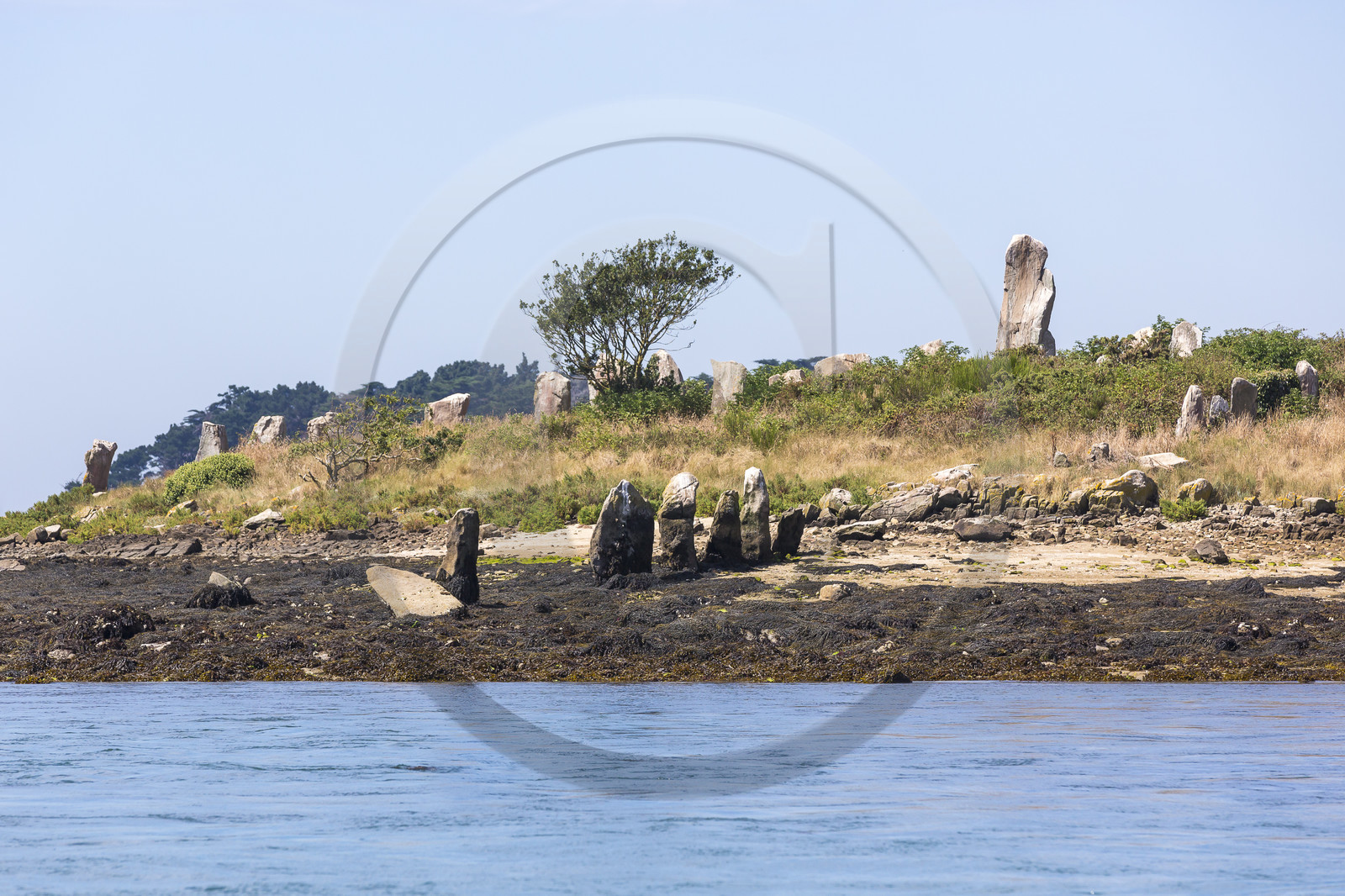 Er lannic in the Gulf of Morbihan in Arzon