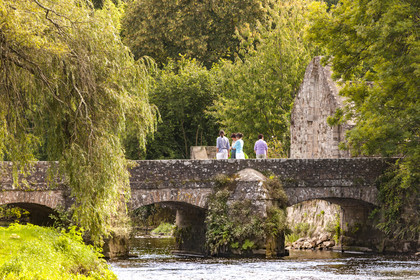 The Saint-Jean bridge or Roman bridge of Pont-Scorff.