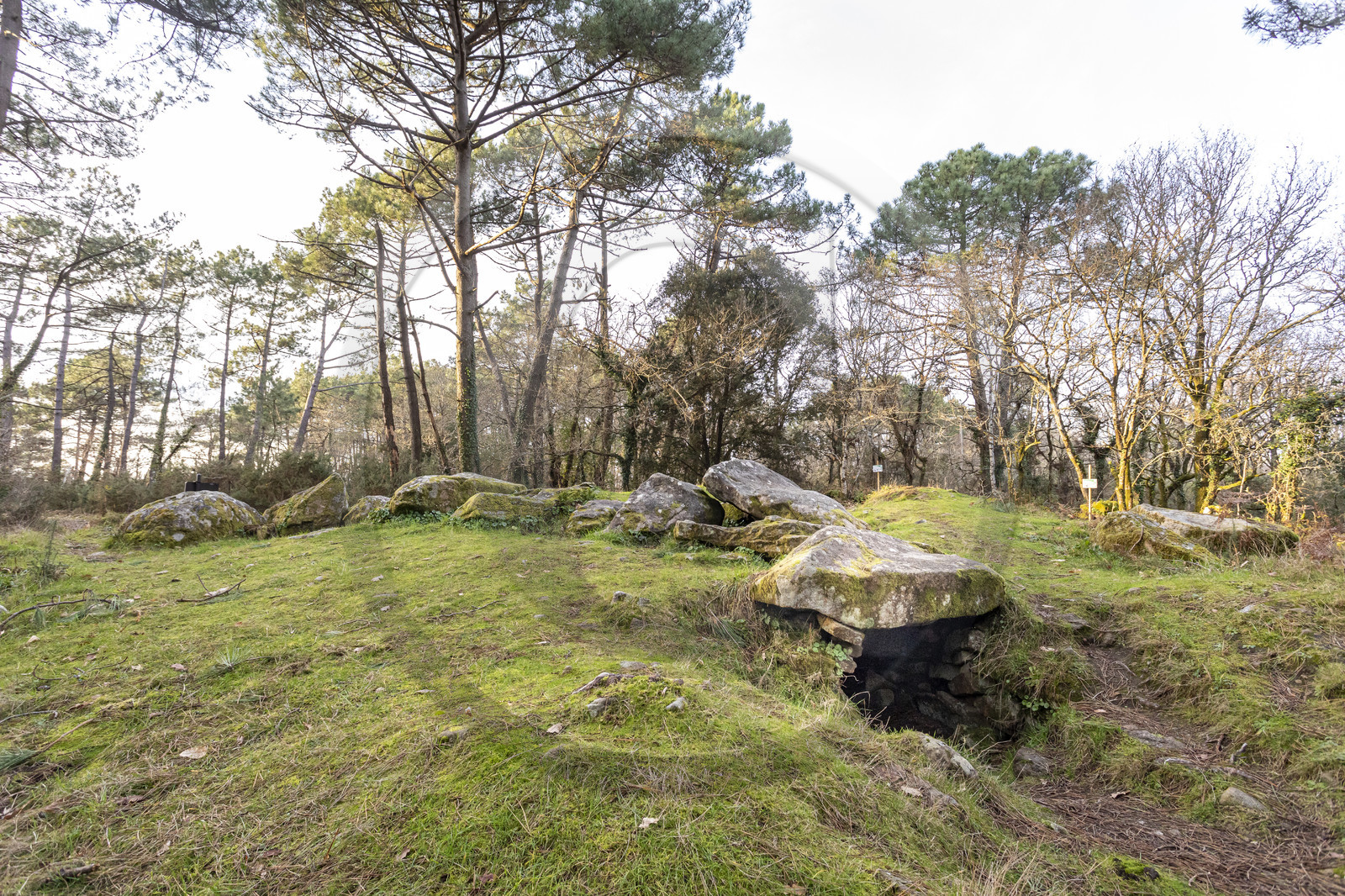 Le dolmen de Mané-Ven-Guen ou Toulvern situé à Baden