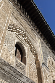 La Medersa Bou Inania dans la Médina de Fès au Maroc.