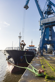the commercial port of Lorient.