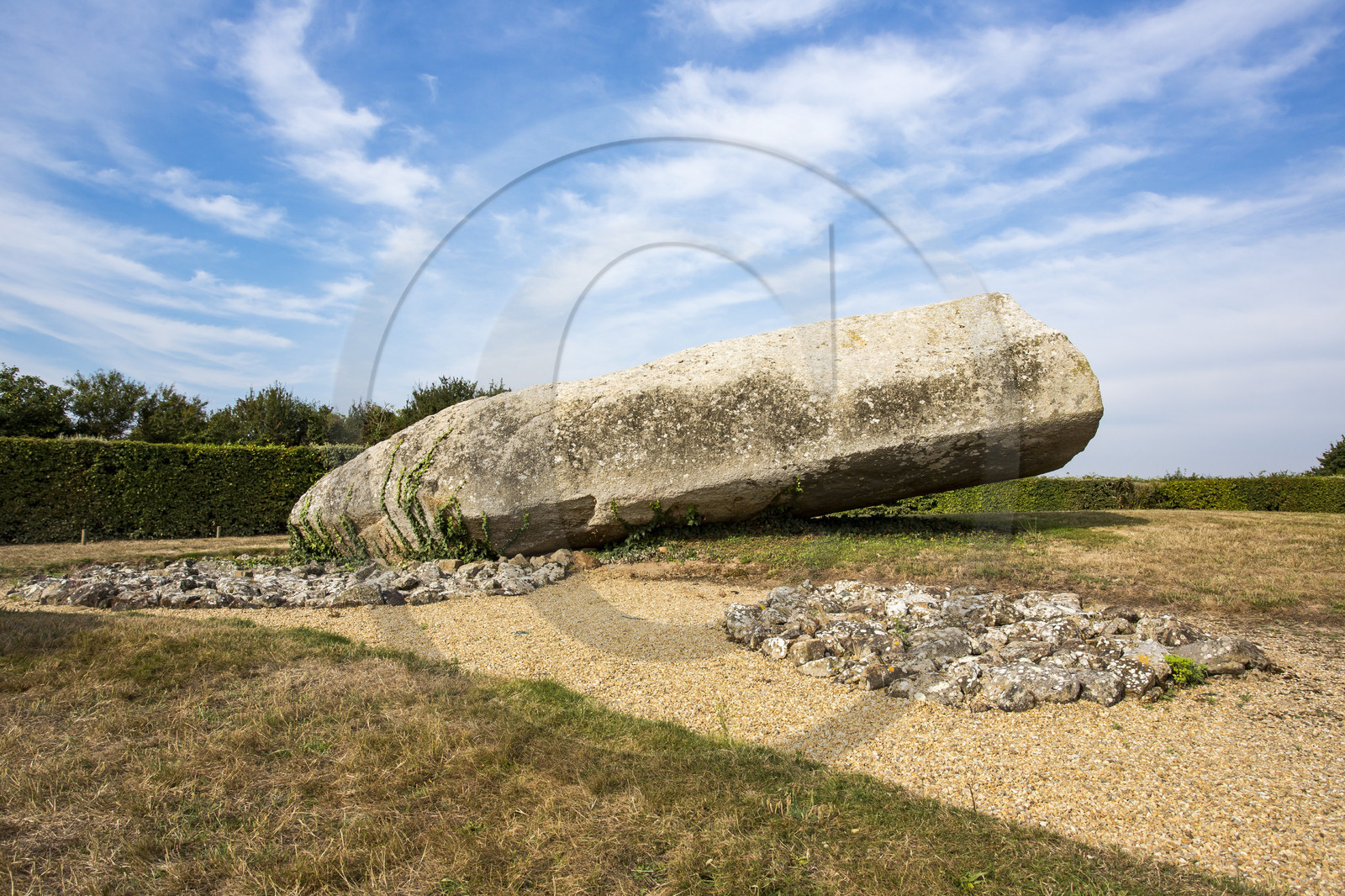 The Great broken menhir of Er Grah in Locmariaquer