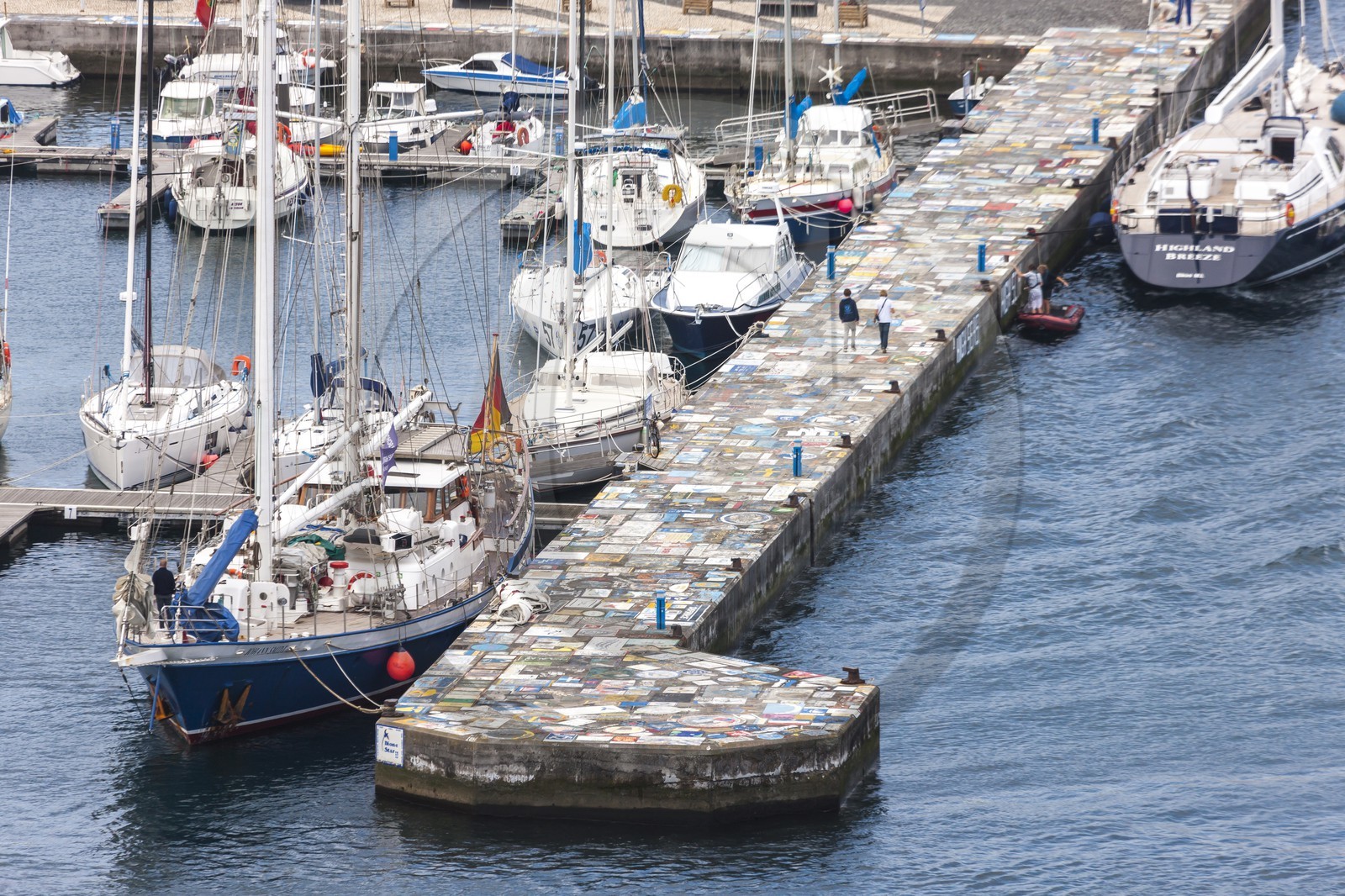 Le port d' Horta_Faial_Archipel des Açores