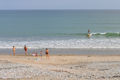 La plage de Lines à Gâvres