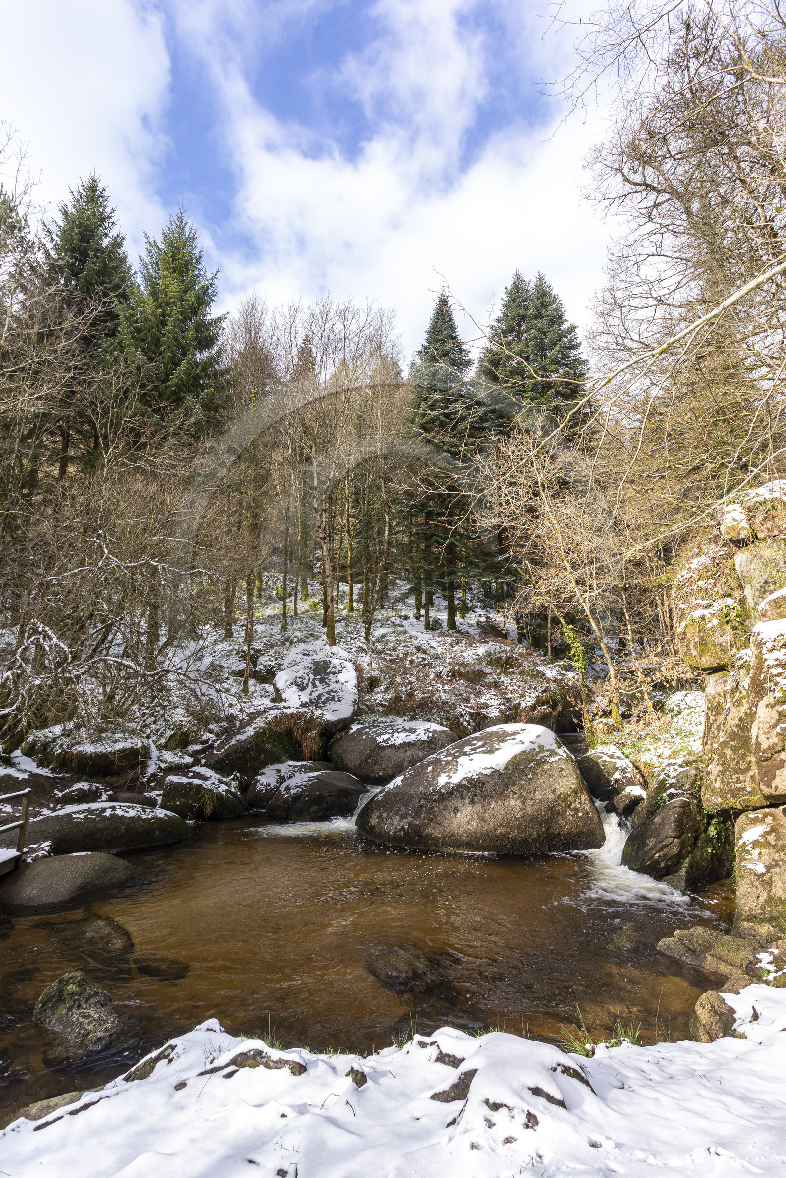 La forêt de Huelgoat, Finistère