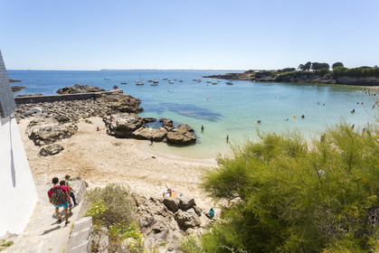 La plage du Pérello à Ploemeur.