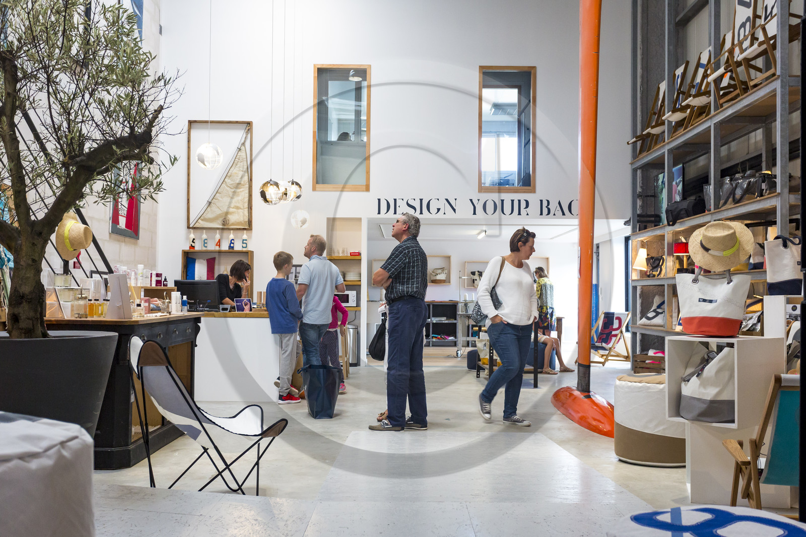 boutique 727 sailbags implantée à La Base à Lorient