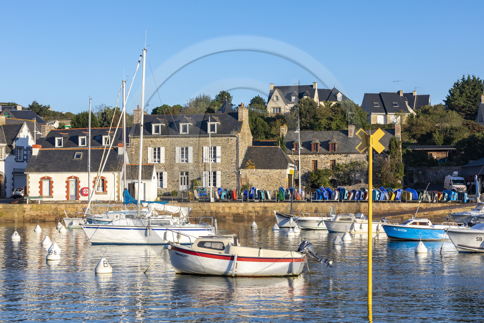 The port of Dahouet in Pléneuf-Val-André