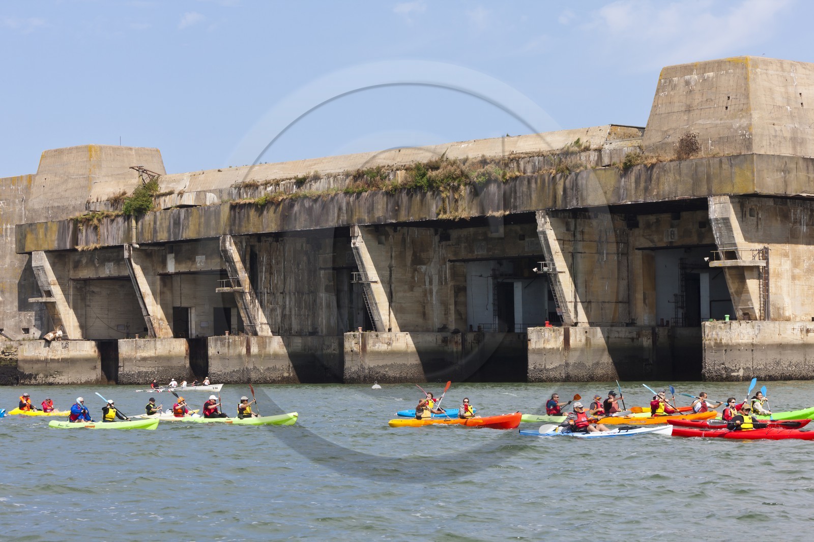 Rando kayak _ passage devant la BSM