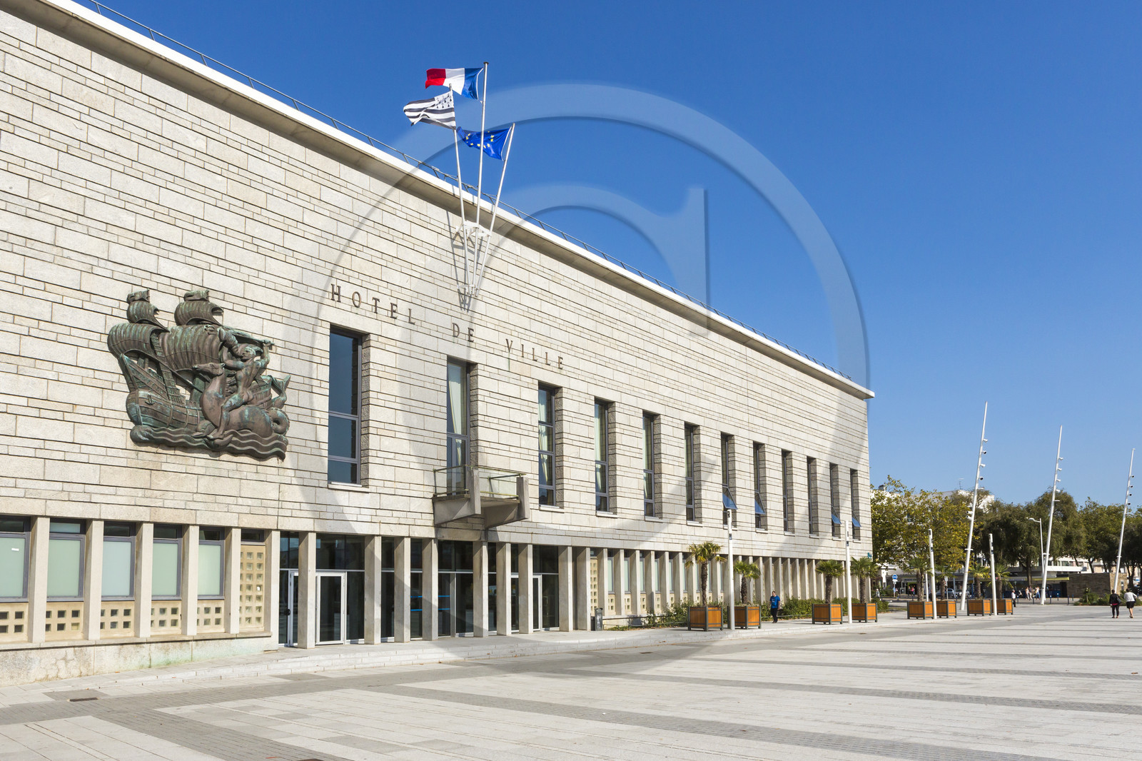 Place de l' Hôtel de ville _ Lorient.